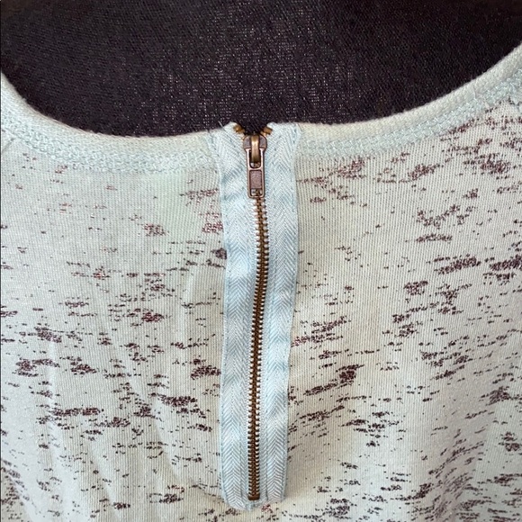 Xhilaration turquoise 3/4 sleeve top size large - Picture 5 of 7